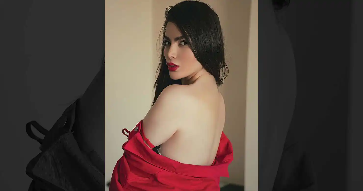 The same photograph after professional retouching